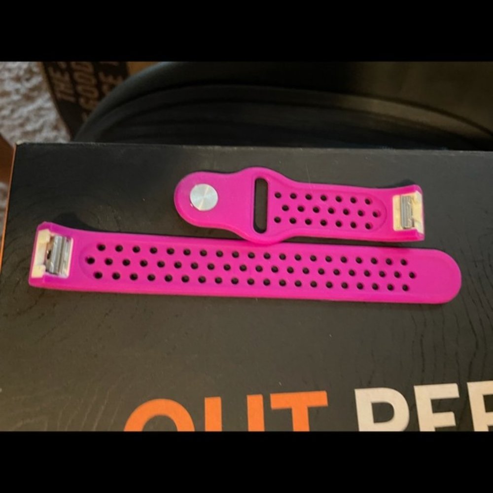 3 New Fitbit charge 3 bands, 1 used + charger